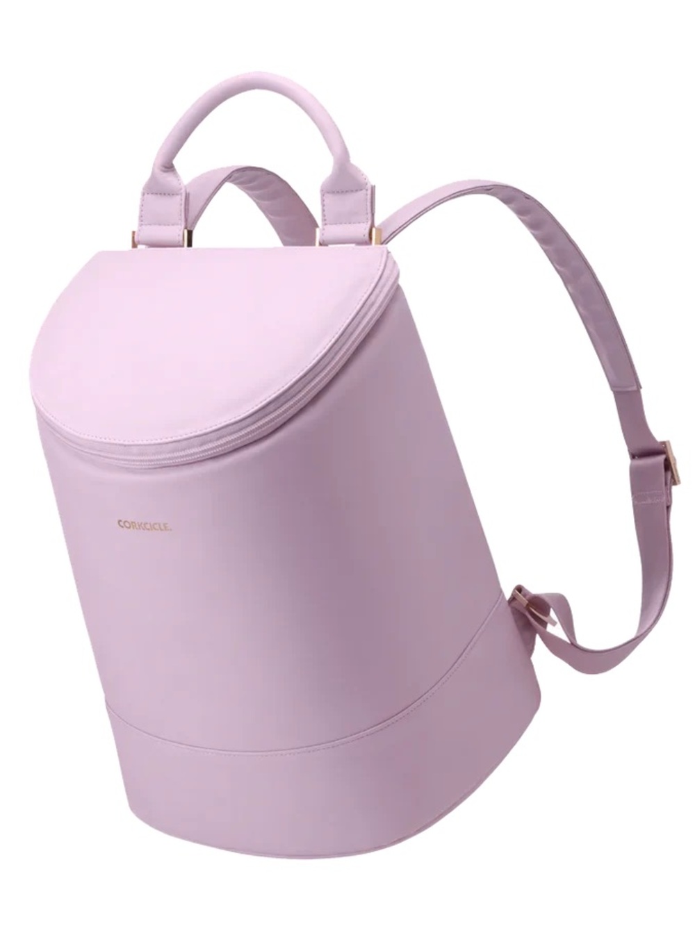 Corkcicle Eola Backpack Cooler Bucket Bag Vegan Rose Quartz